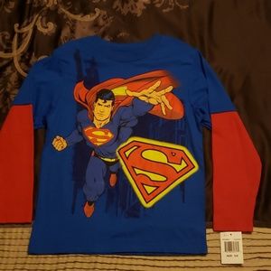 NWT Boys superman tee